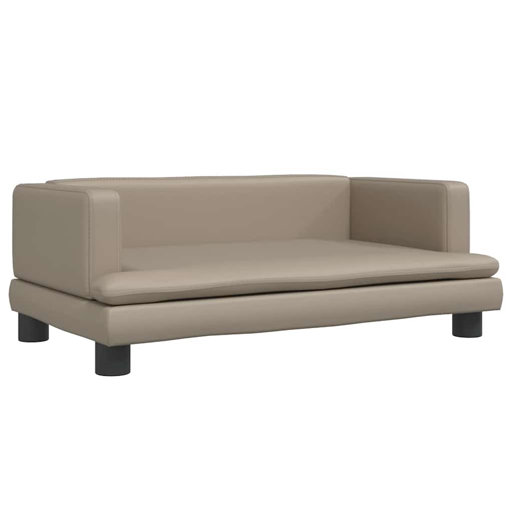 Pelíšek pro psy cappuccino 80 x 45 x 30 cm umělá kůže