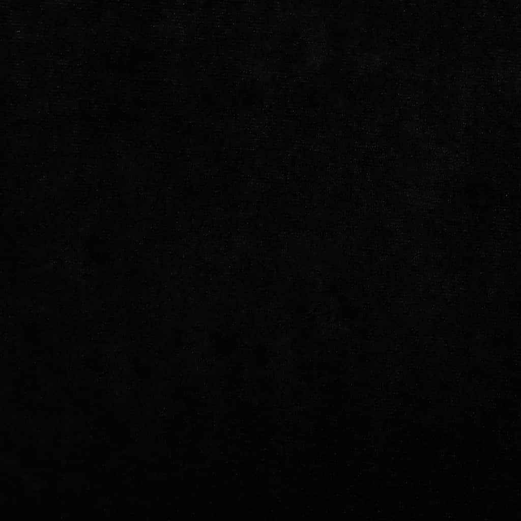 Pelíšek pro psy černý 60 x 40 x 30 cm samet