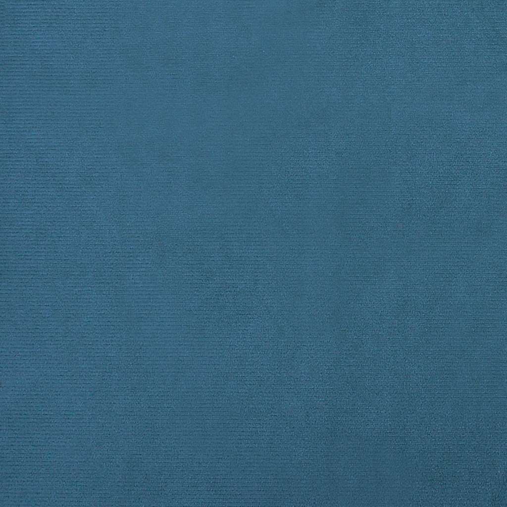 Pelíšek pro psy modrý 70 x 45 x 26,5 cm samet