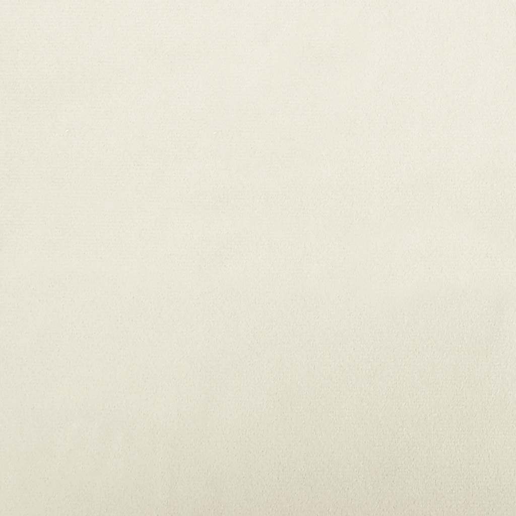 Pelíšek pro psy krémový 50 x 40 x 26,5 cm samet