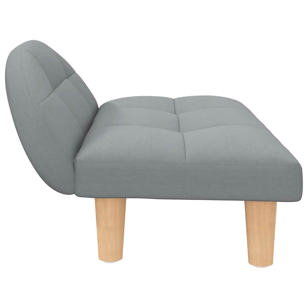 Pelíšek pro psy světle šedý 70 x 52 x 30 cm textil