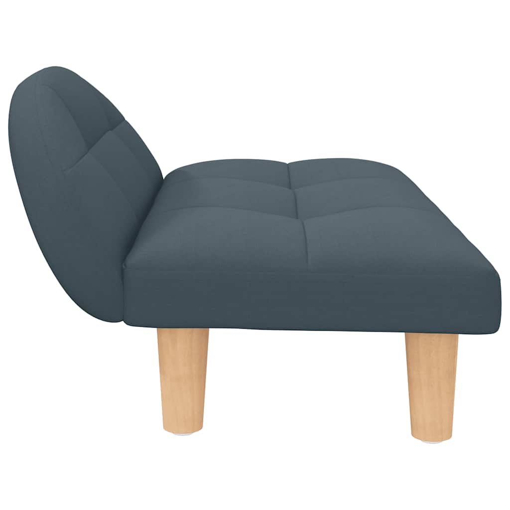 Pelíšek pro psy tmavě šedý 70 x 52 x 30 cm textil
