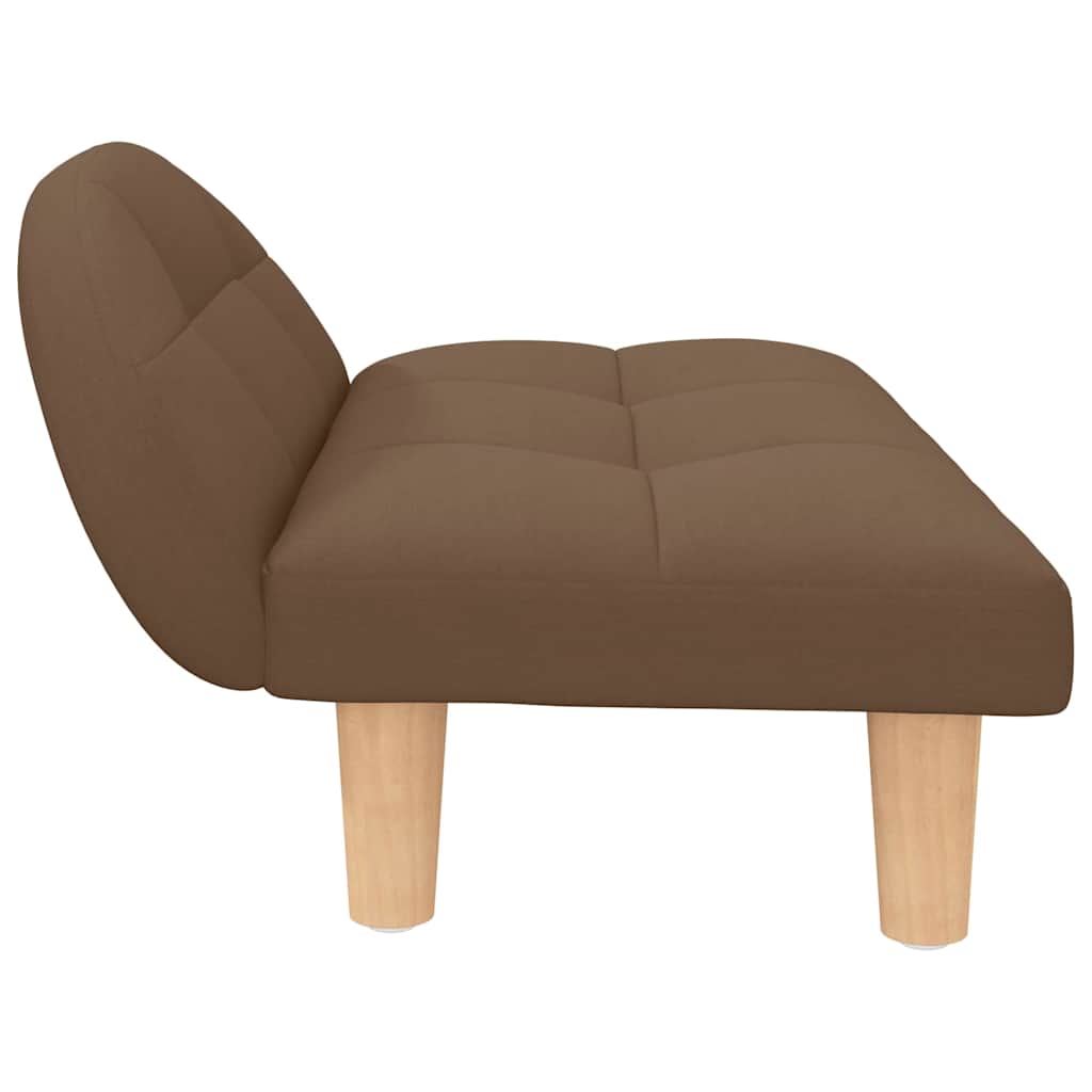 Pelíšek pro psy hnědý 70 x 52 x 30 cm textil