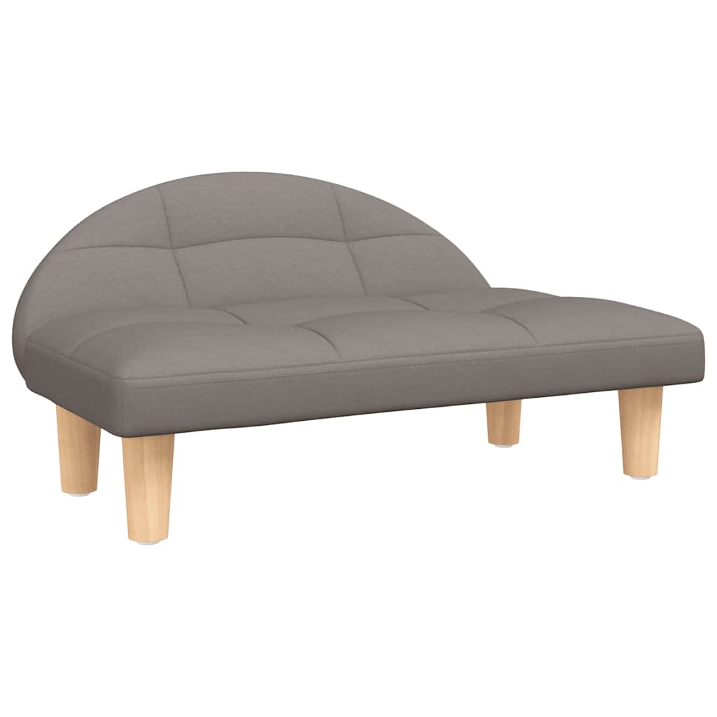 Pelíšek pro psy taupe 70 x 52 x 30 cm textil