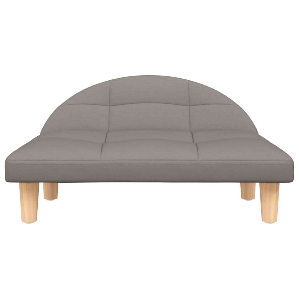 Pelíšek pro psy taupe 70 x 52 x 30 cm textil