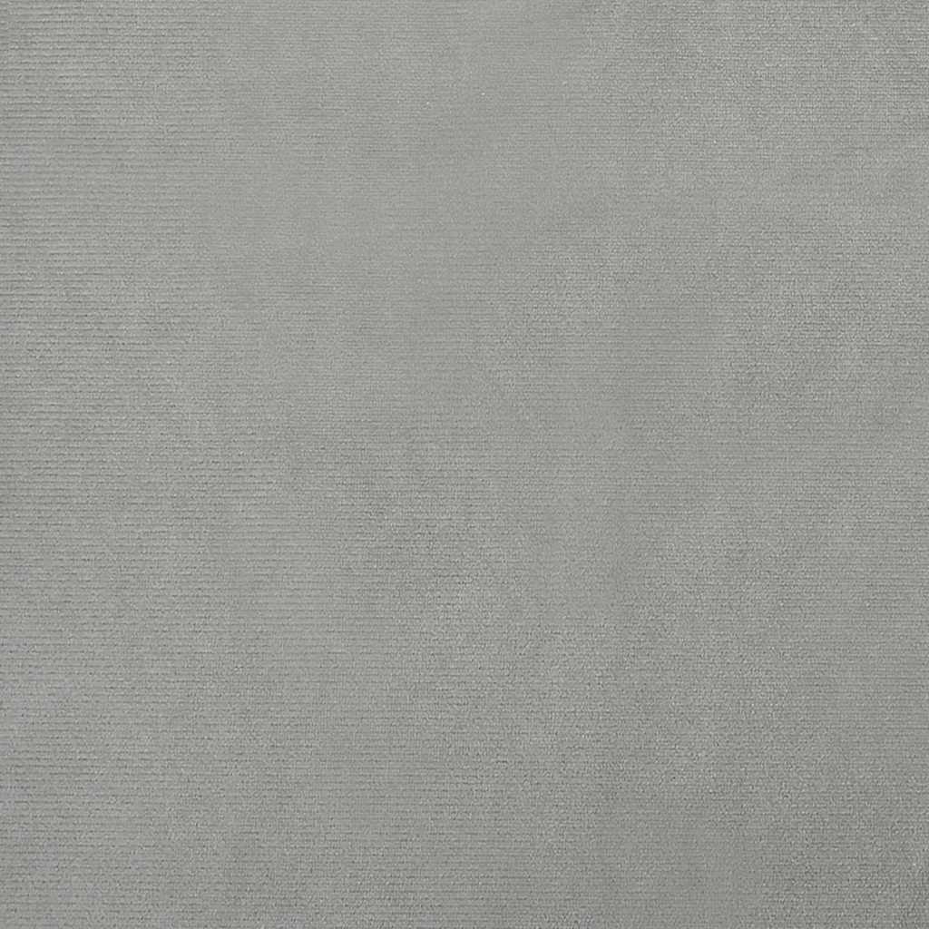 Pelíšek pro psy světle šedý 70 x 52 x 30 cm samet
