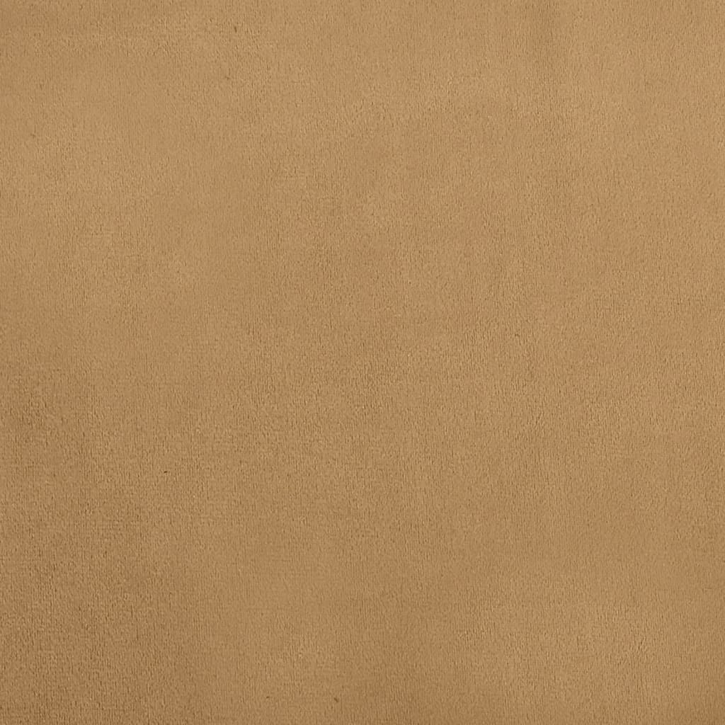 Pelíšek pro psy hnědý 70 x 40 x 24 cm samet