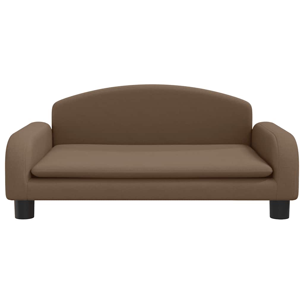 Pelíšek pro psy hnědý 70 x 45 x 30 cm textil