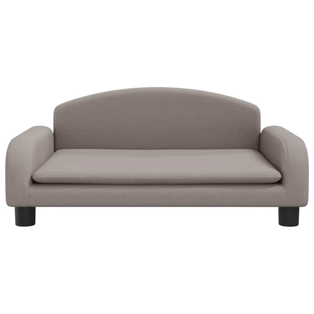 Pelíšek pro psy taupe 70 x 45 x 30 cm textil