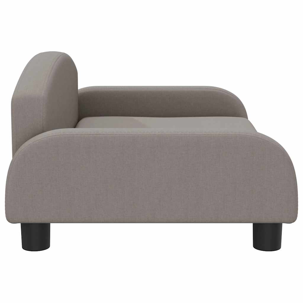 Pelíšek pro psy taupe 70 x 45 x 30 cm textil