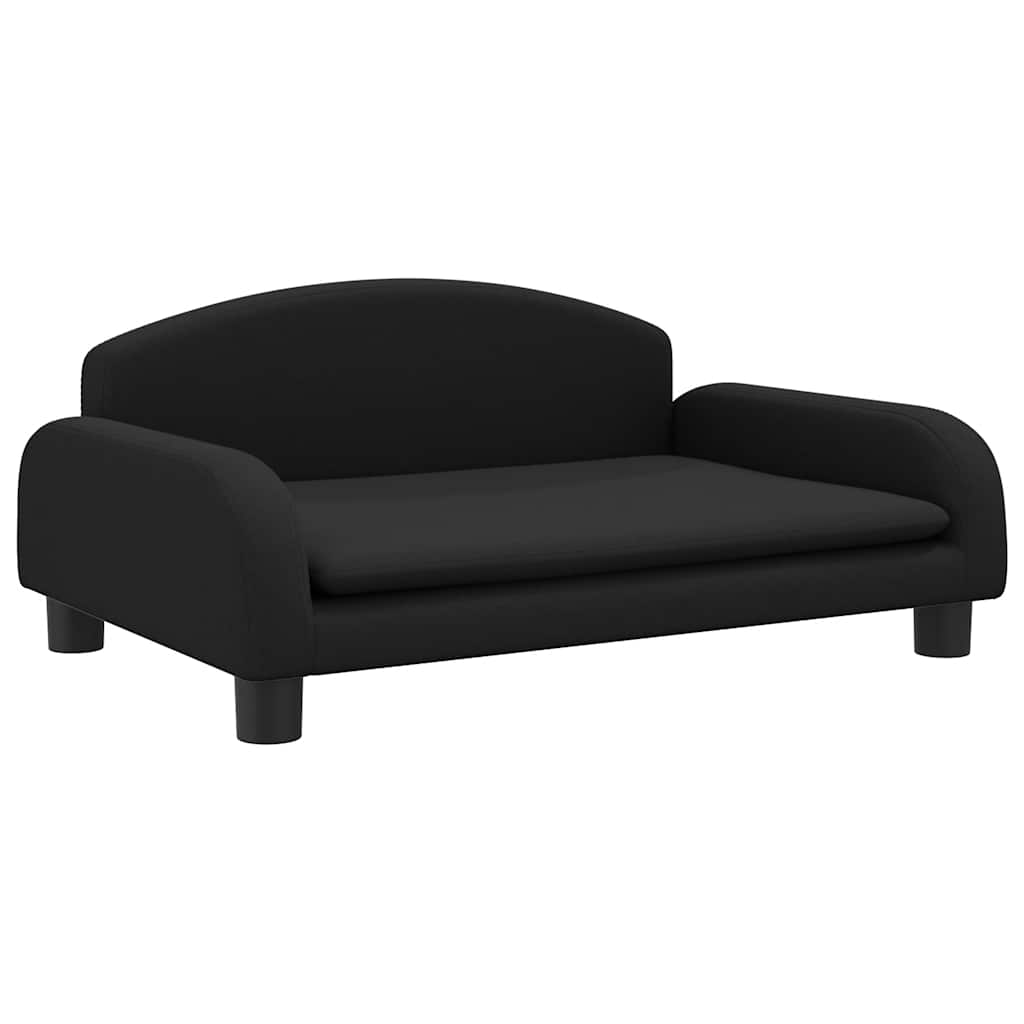 Pelíšek pro psy černý 70 x 45 x 30 cm textil