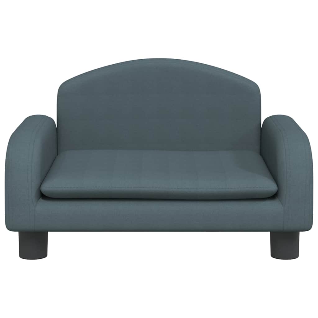 Pelíšek pro psy tmavě šedý 50 x 40 x 30 cm textil