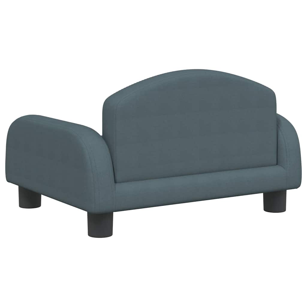 Pelíšek pro psy tmavě šedý 50 x 40 x 30 cm textil
