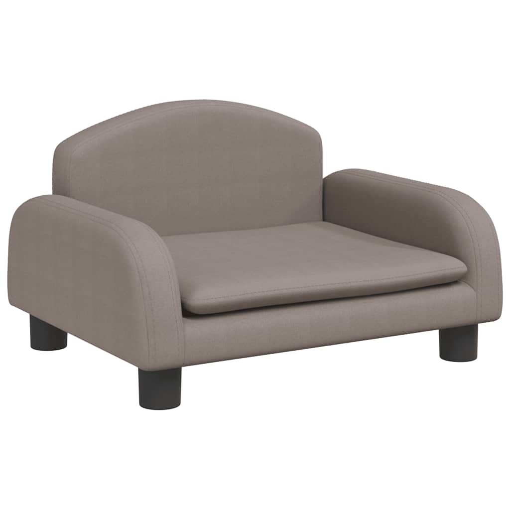 Pelíšek pro psy taupe 50 x 40 x 30 cm textil