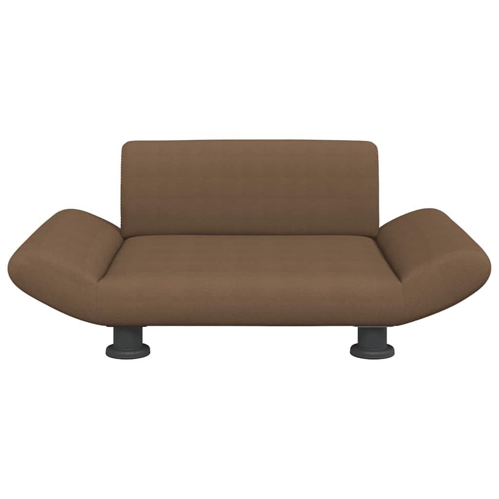 Pelíšek pro psy hnědý 70 x 45 x 28 cm textil