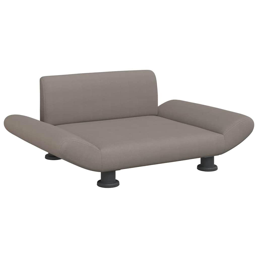 Pelíšek pro psy taupe 70 x 45 x 28 cm textil