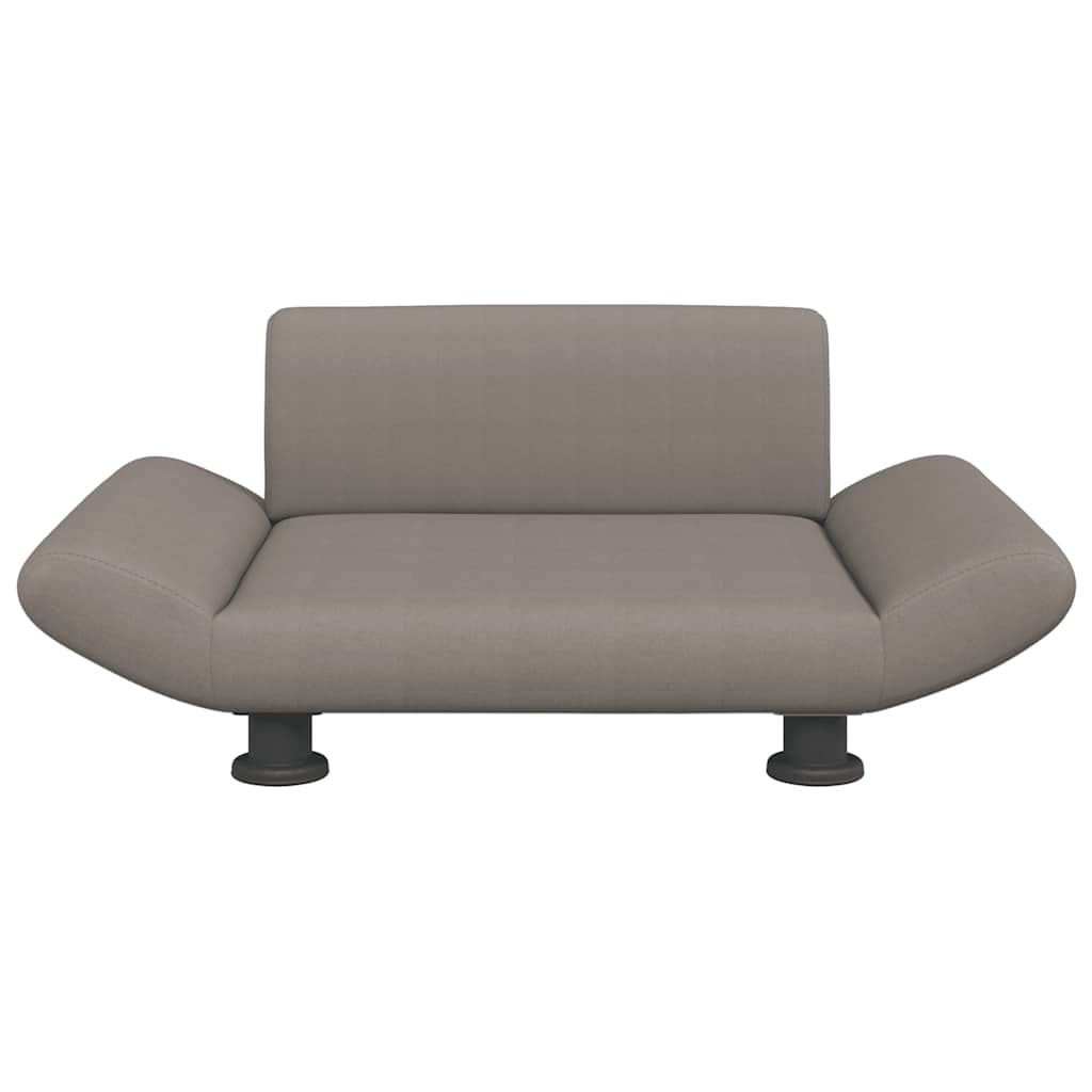 Pelíšek pro psy taupe 70 x 45 x 28 cm textil