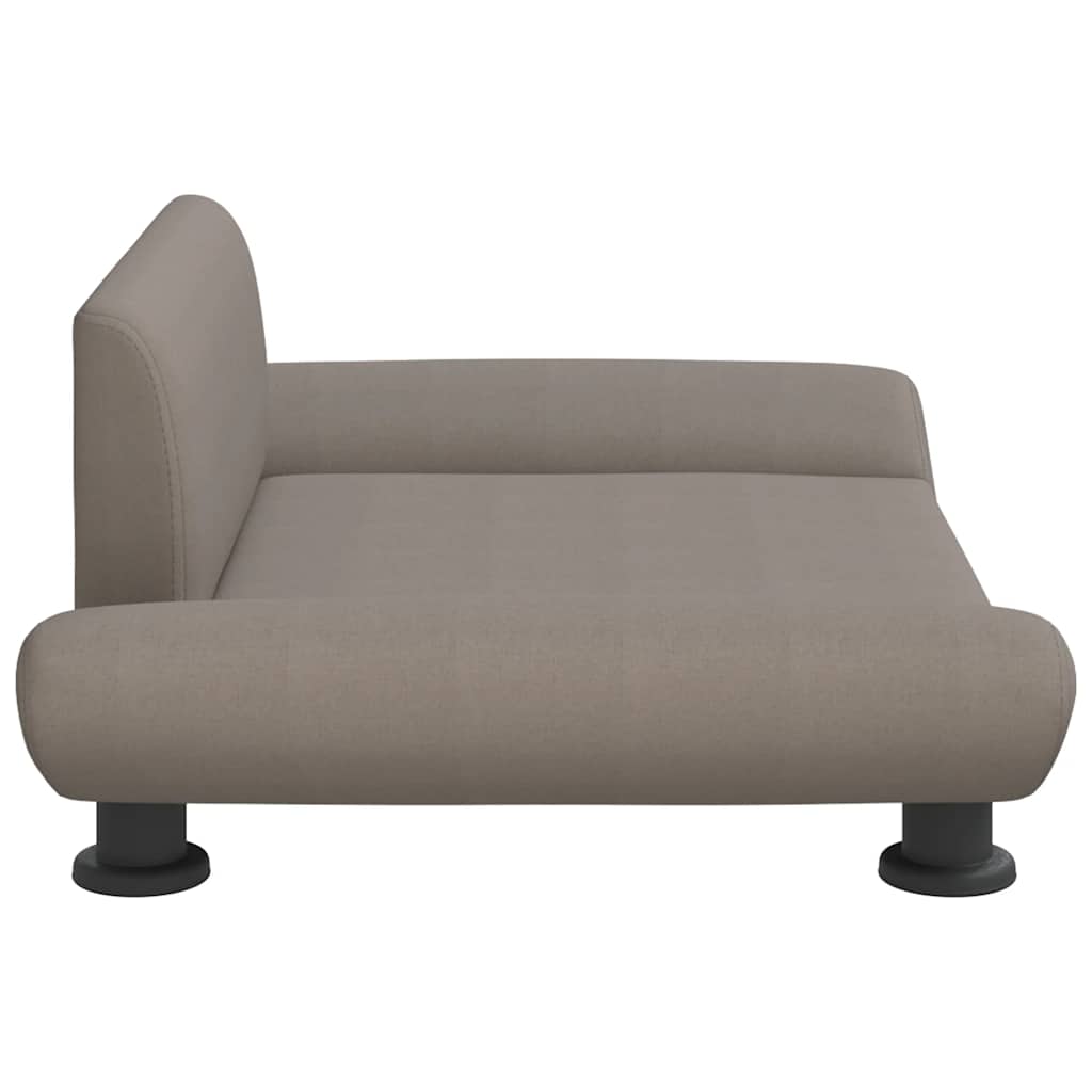 Pelíšek pro psy taupe 70 x 45 x 28 cm textil