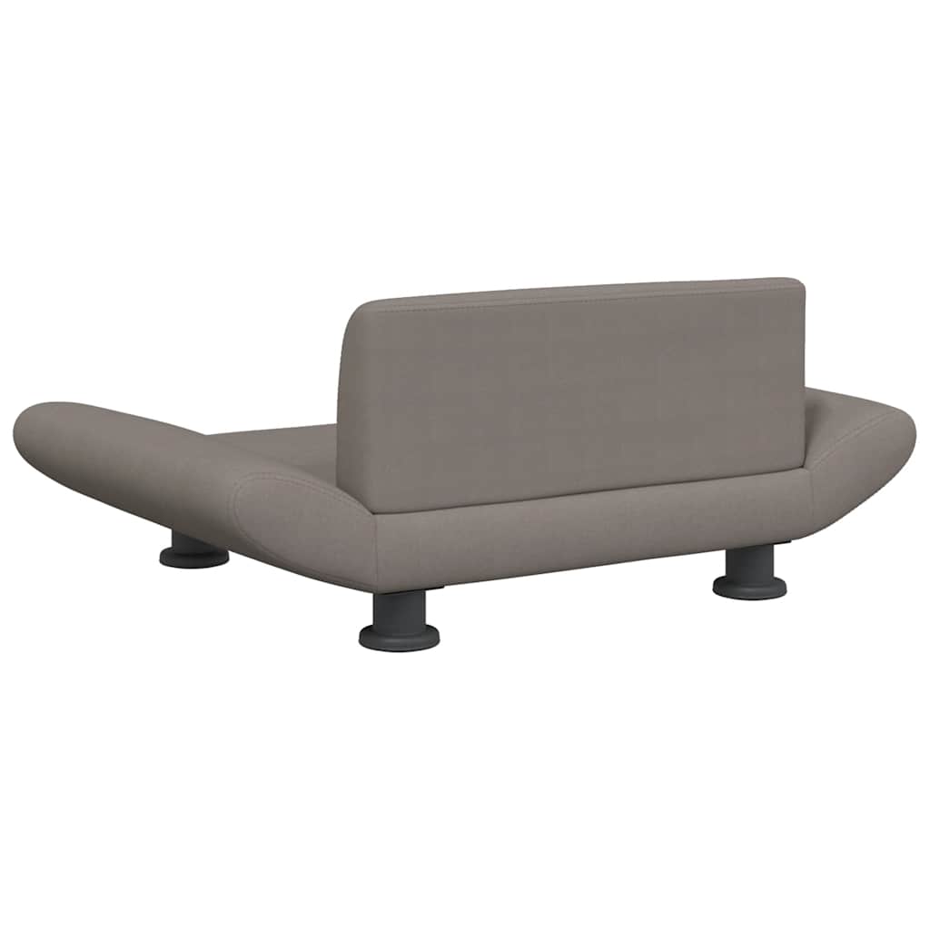 Pelíšek pro psy taupe 70 x 45 x 28 cm textil