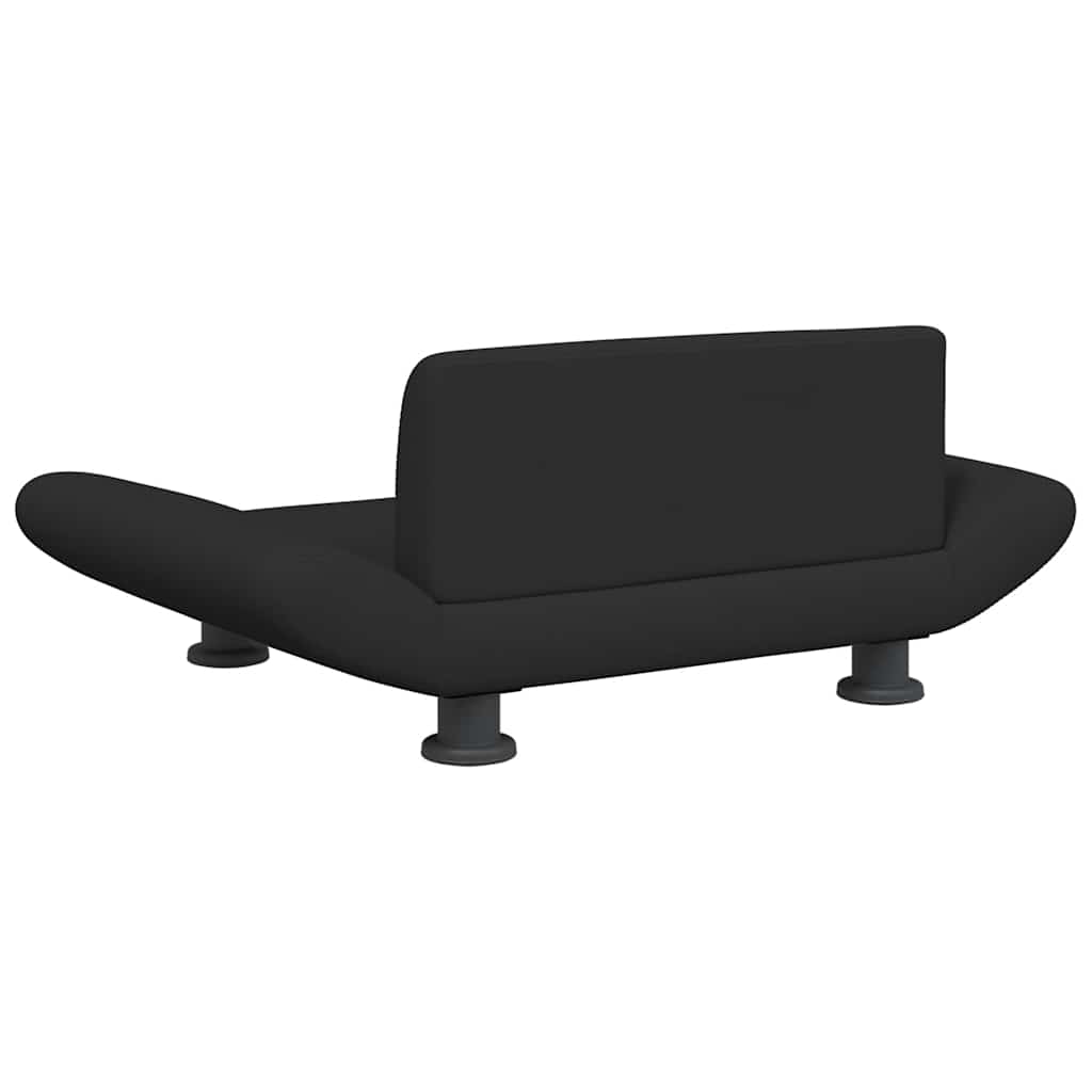 Pelíšek pro psy černý 70 x 45 x 28 cm textil