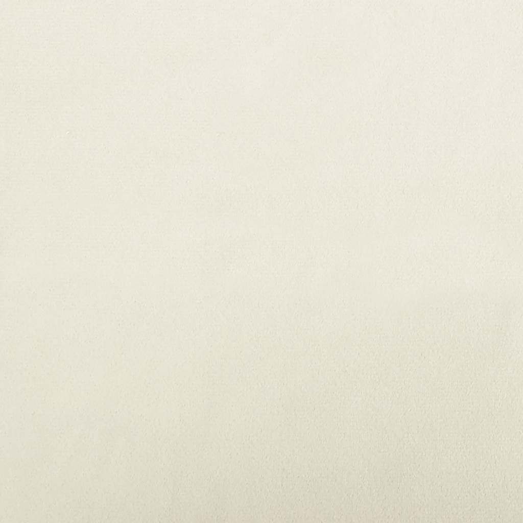 Pelíšek pro psy krémový 100 x 50 x 21 cm samet