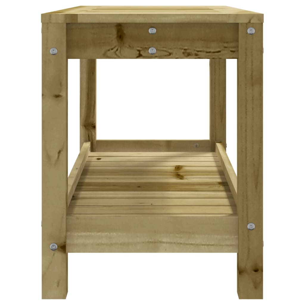 Zahradní lavice 82,5 x 35 x 45 cm impregnované borové dřevo