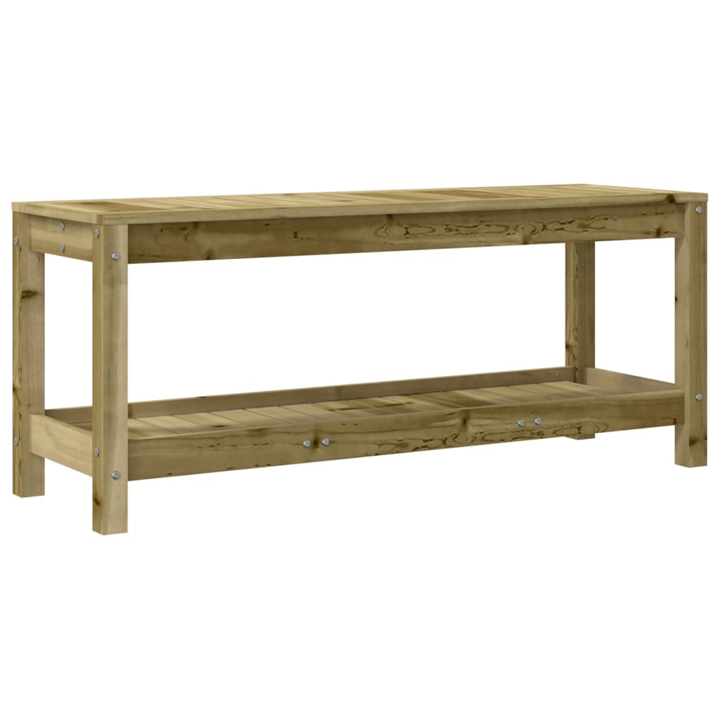 Zahradní lavice 108 x 35 x 45 cm impregnované borové dřevo