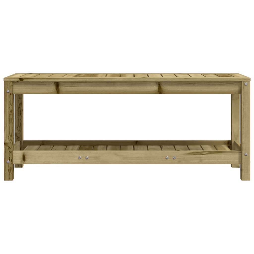 Zahradní lavice 108 x 35 x 45 cm impregnované borové dřevo