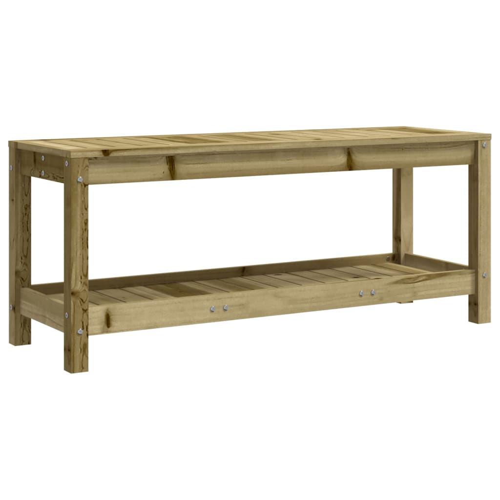 Zahradní lavice 108 x 35 x 45 cm impregnované borové dřevo