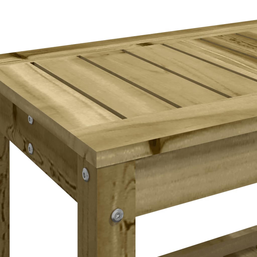 Zahradní lavice 108 x 35 x 45 cm impregnované borové dřevo