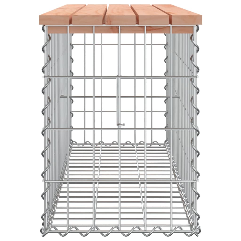 Zahradní lavice gabionový design 103 x 31,5 x 42 cm douglaska