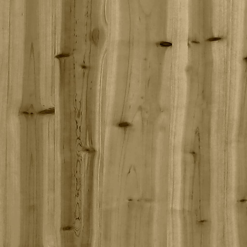 Zahradní lavice gabionový design 103x31,5x42 cm borové dřevo