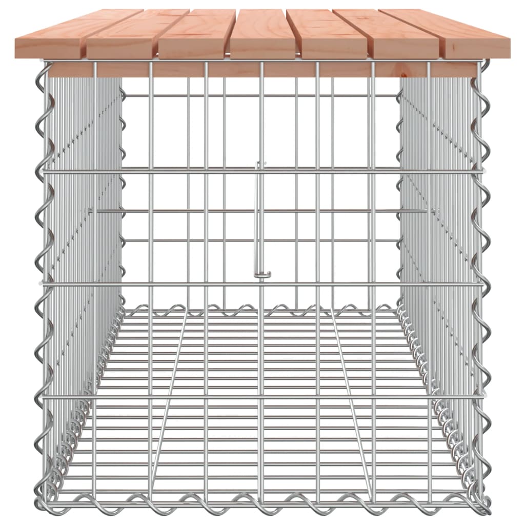 Zahradní lavice gabionový design 103x44x42 cm masivní douglaska