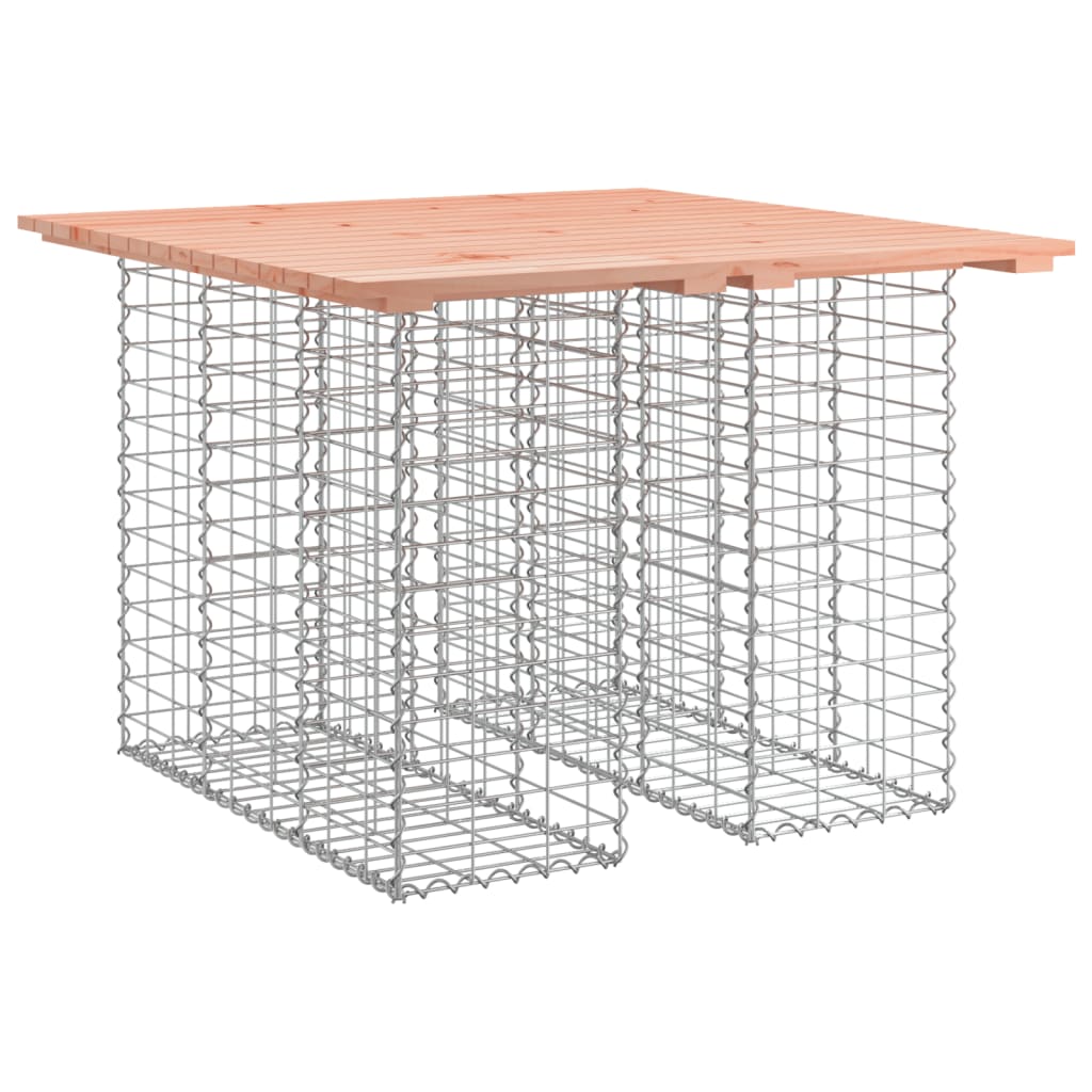 Zahradní lavice gabionový design 100x102x72cm masivní douglaska