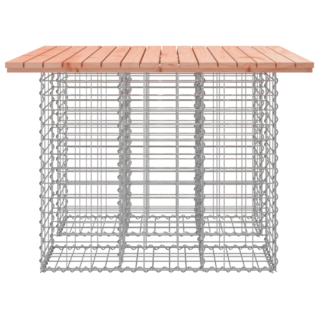 Zahradní lavice gabionový design 100x102x72cm masivní douglaska