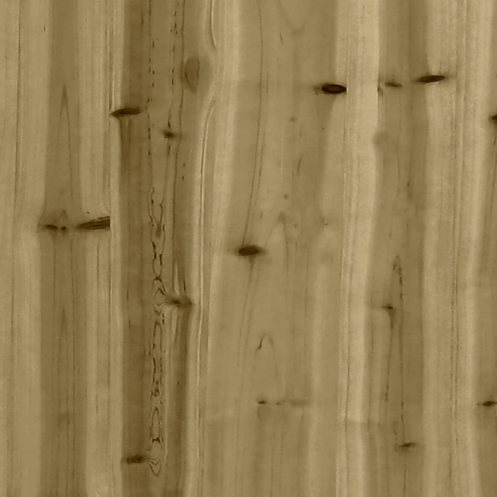 Zahradní lavice gabionový design 122x71x65,5 cm borové dřevo