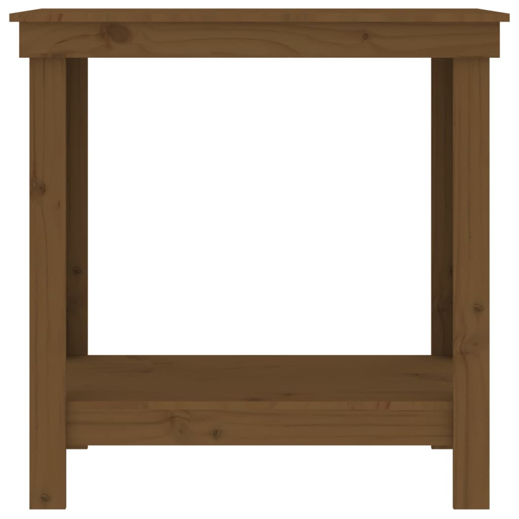 Dílenský stůl medově hnědý 80 x 50 x 80 cm masivní borovice