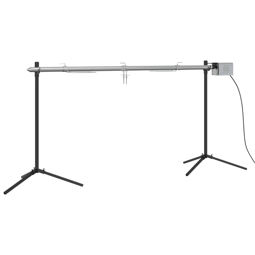 Automatický gril s motorem nerezová ocel 150 x 46,5 x 82,5 cm