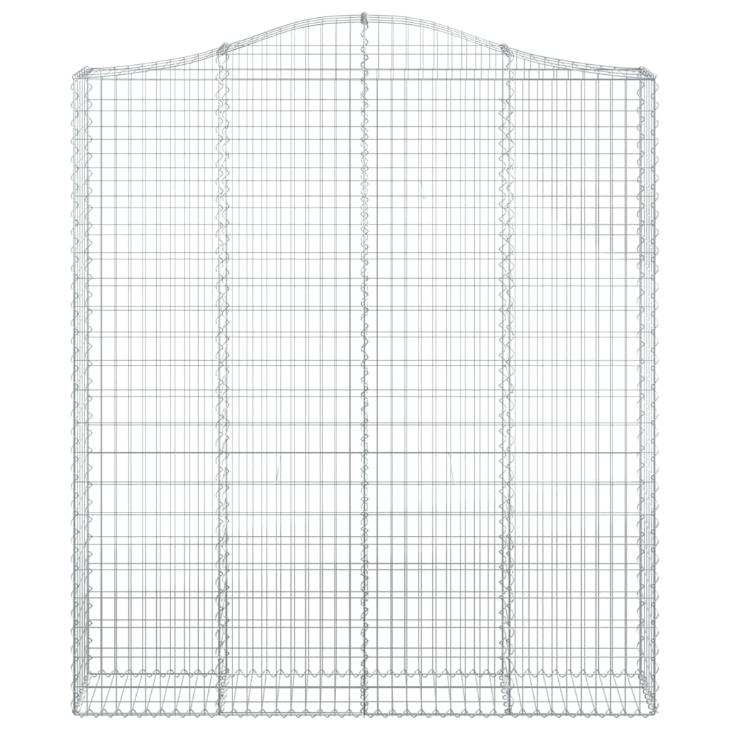 Klenutý gabionový koš 200 x 30 x 220/240 cm pozinkované železo