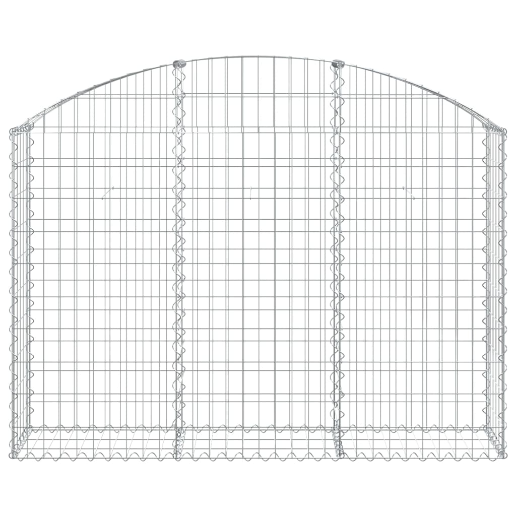 Klenutý gabionový koš 150 x 30 x 100/120 cm pozinkované železo