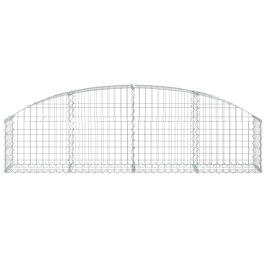 Klenutý gabionový koš 200 x 30 x 40/60 cm pozinkované železo