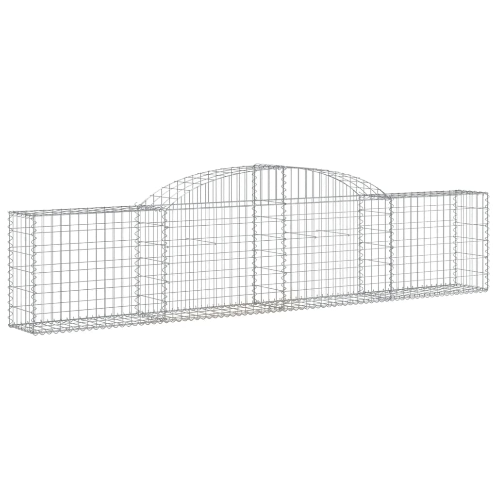 Klenutý gabionový koš 300x30x60/80 cm pozinkované železo