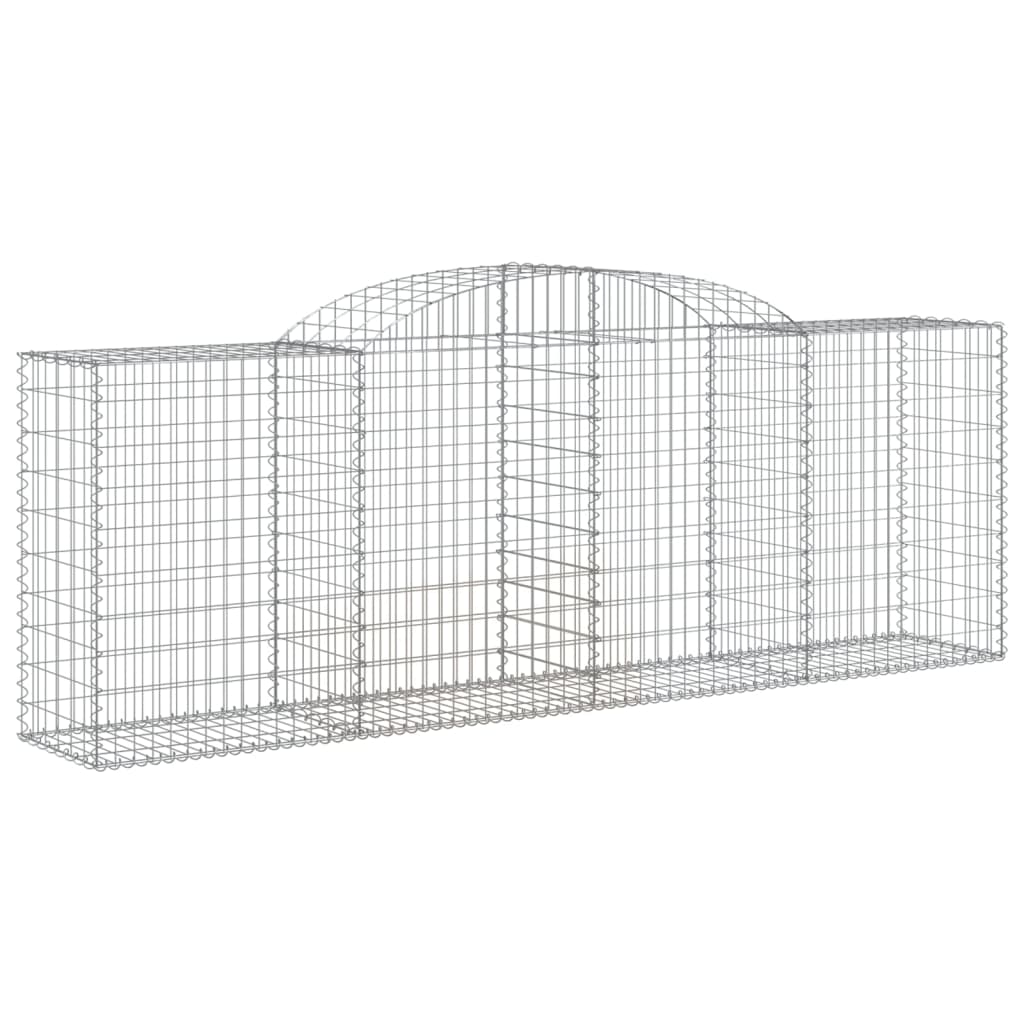 Klenutý gabionový koš 300 x 50 x 100/120 cm pozinkované železo
