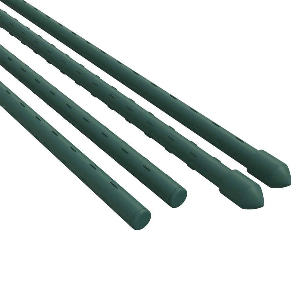 Tyčky k rostlinám 30 ks zelené 90 cm ocel