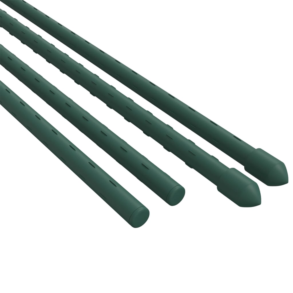 Tyčky k rostlinám 30 ks zelené 115 cm ocel