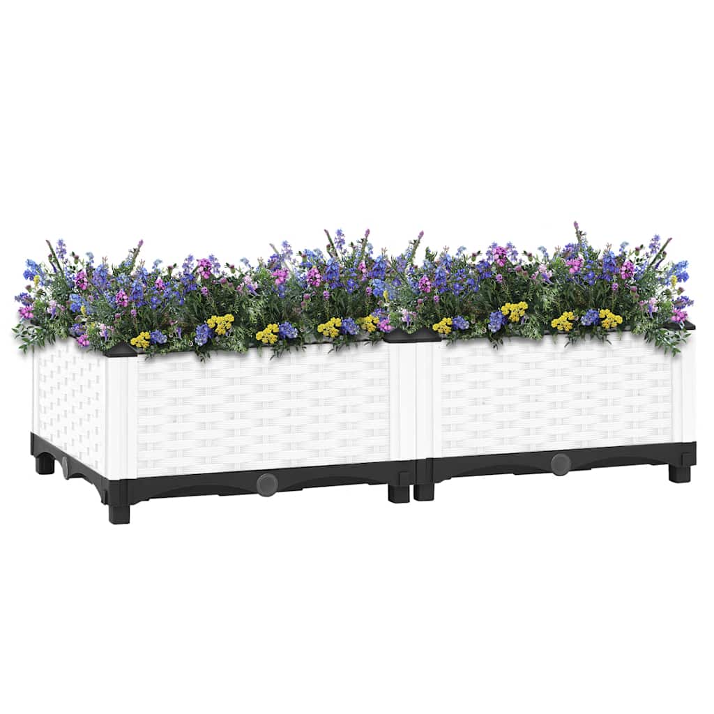 Vyvýšený záhon 80 x 40 x 23 cm polypropylen