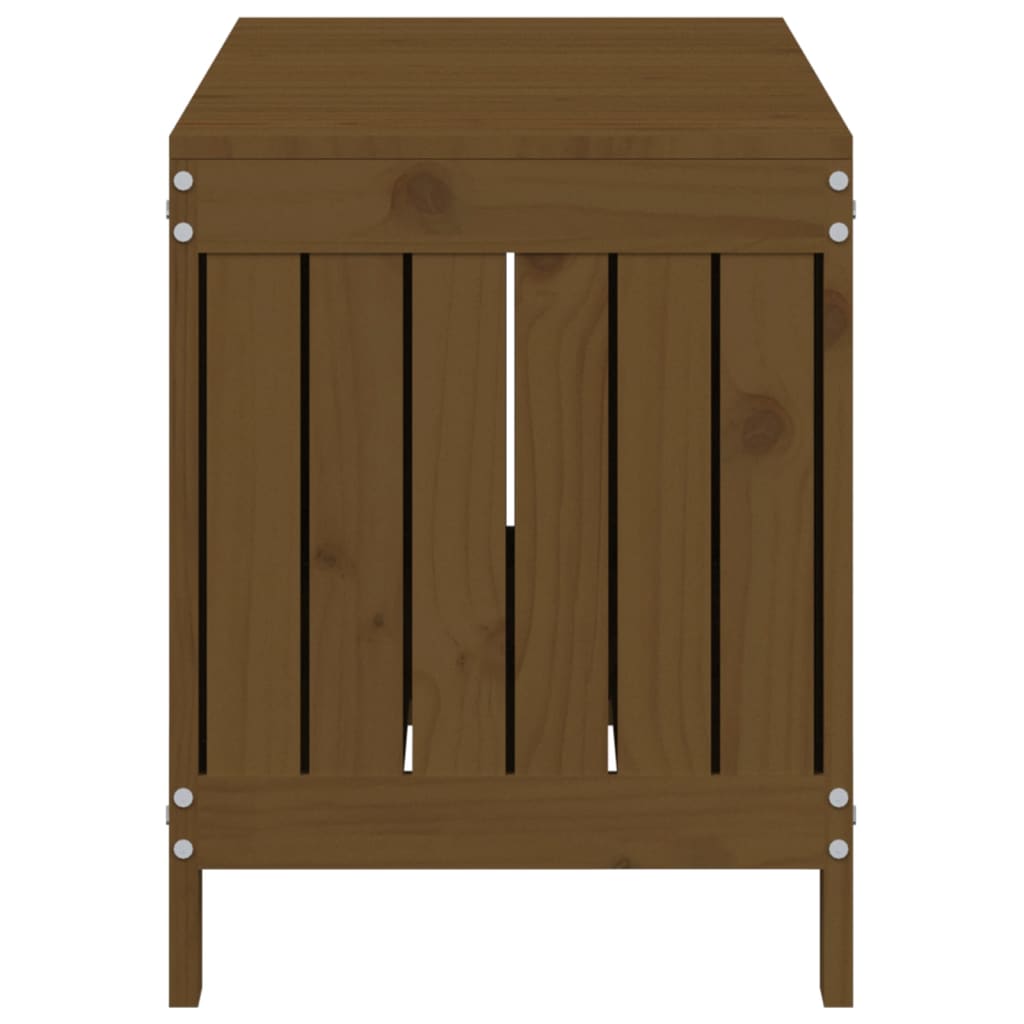 Zahradní úložný box medově hnědý 108x42,5x54cm masivní borovice