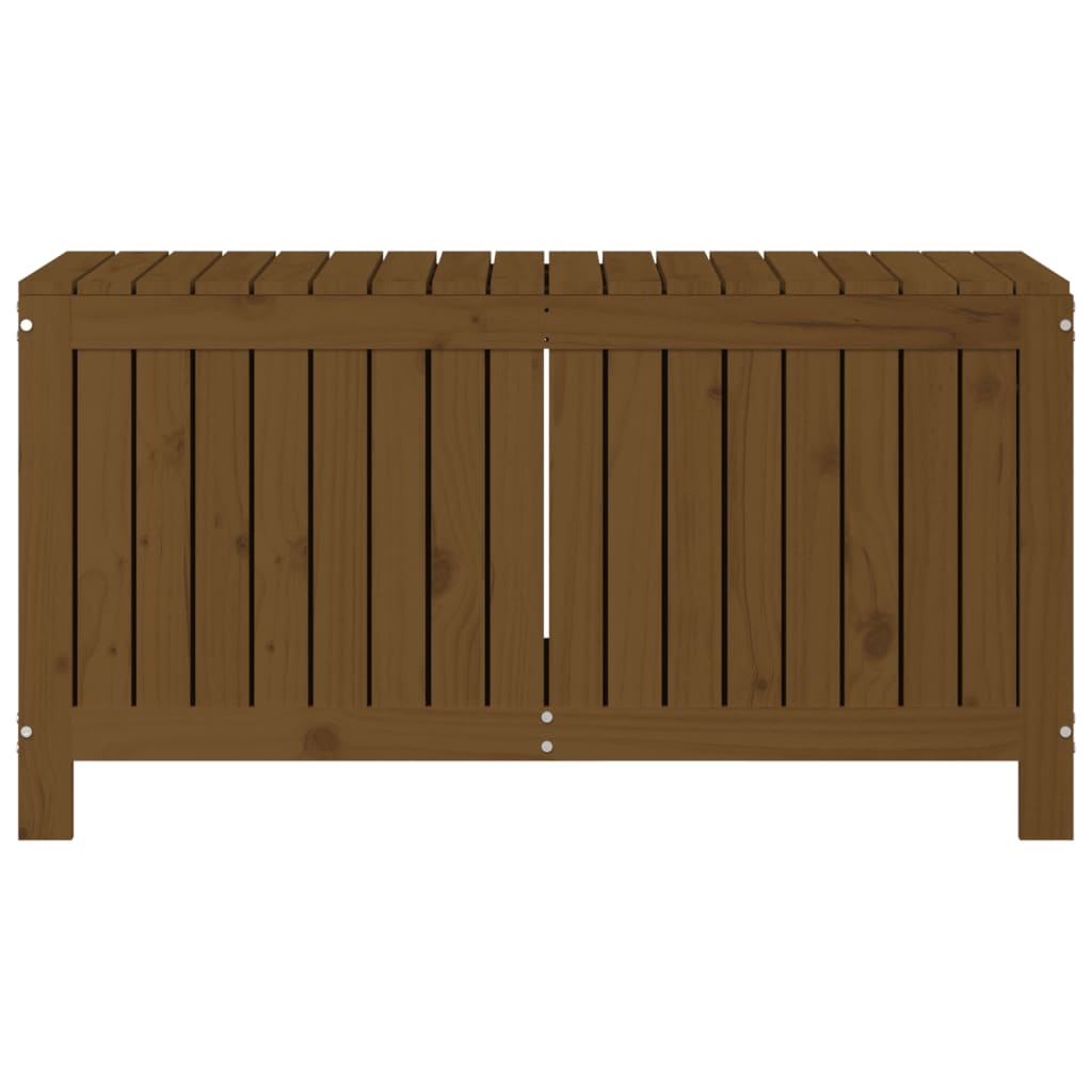 Zahradní úložný box medově hnědý 115x49x60 cm masivní borovice