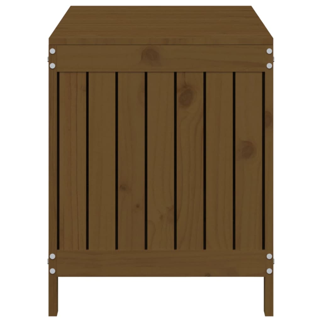Zahradní úložný box medově hnědý 115x49x60 cm masivní borovice