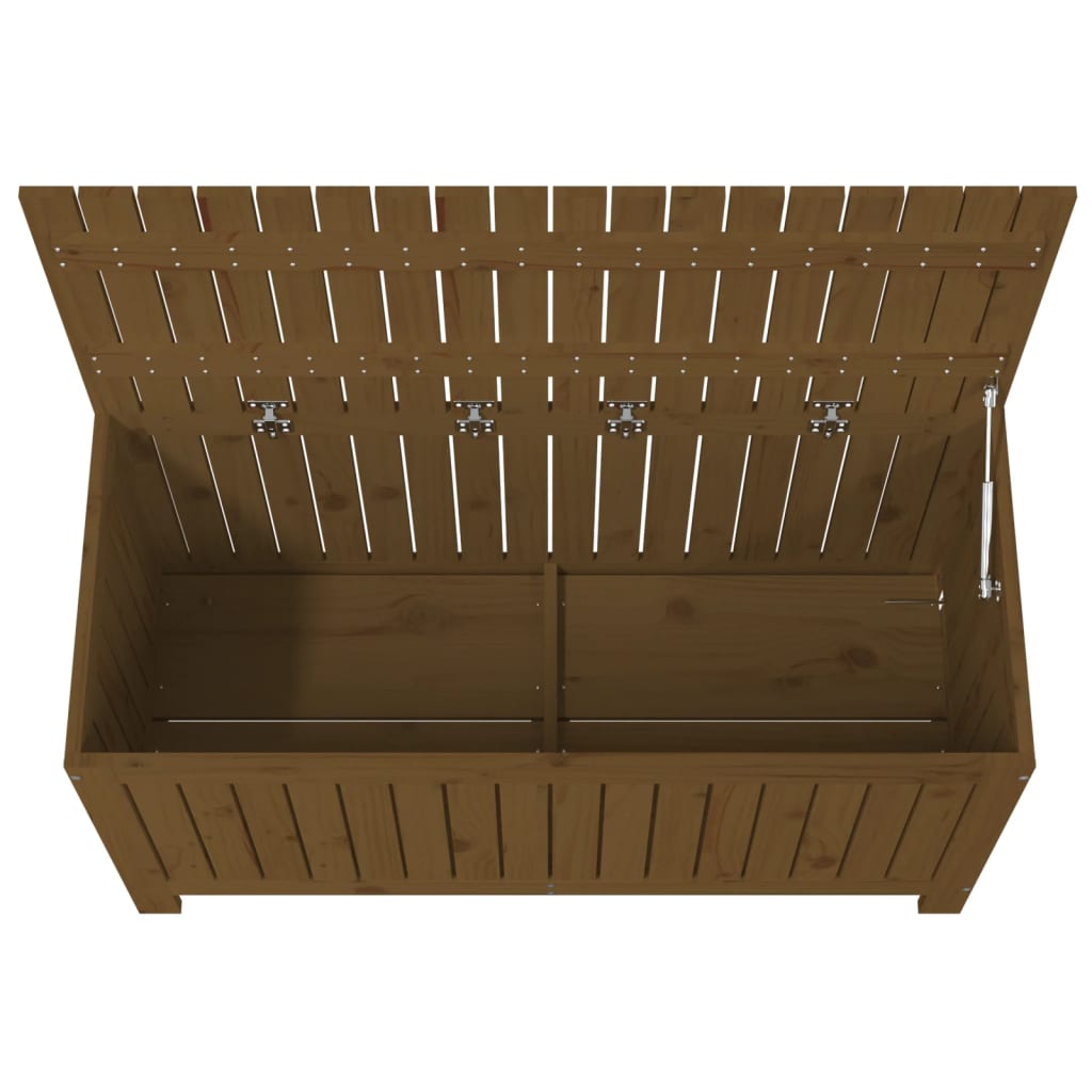 Zahradní úložný box medově hnědý 115x49x60 cm masivní borovice